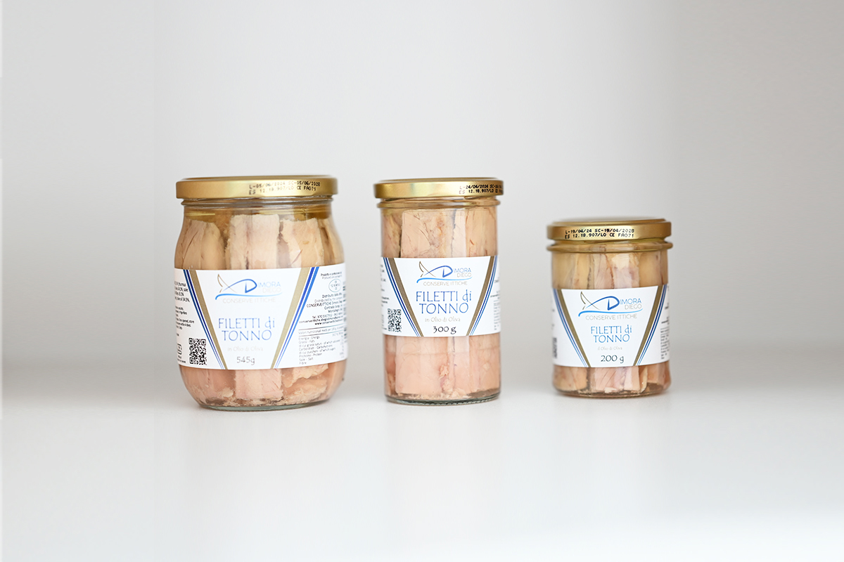 Filetti di tonno pinna gialla in olio d'oliva