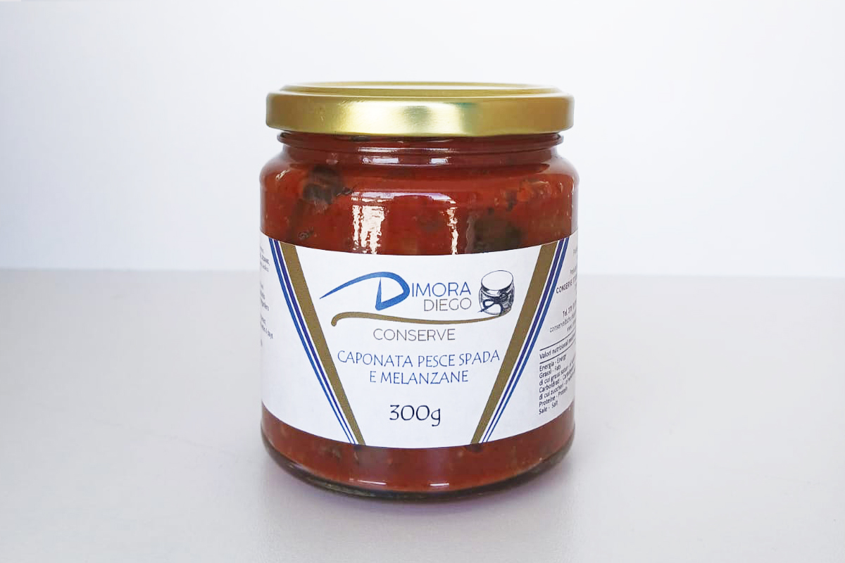 Caponata pesce spada e melanzane
