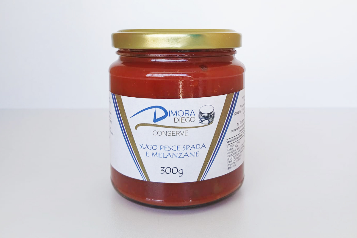 Sugo pesce spada e melanzane