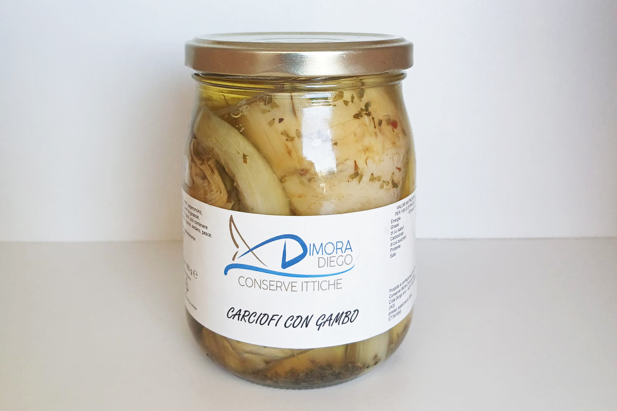 Carciofi con gambo